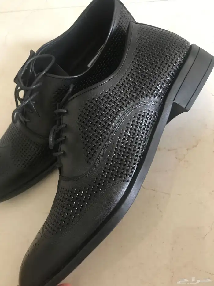 حذاء رجالي جديد جلد طبيعي 0