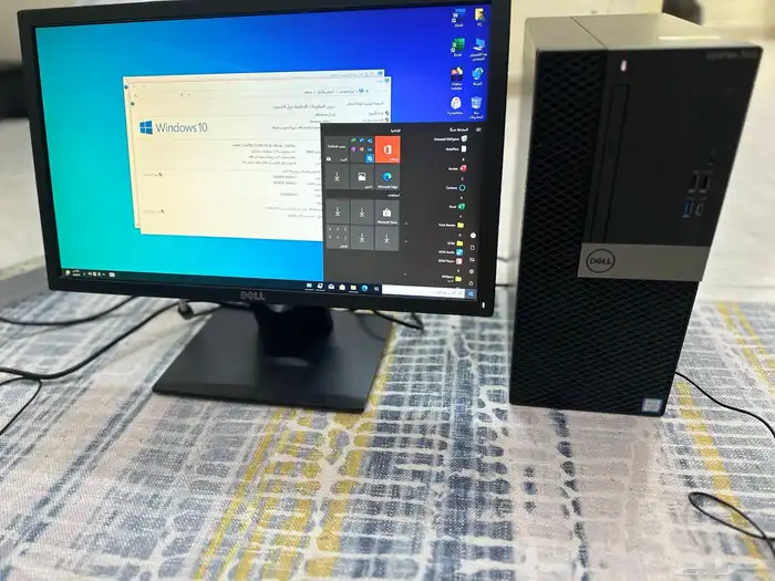 كمبيوتر مكتبي i7 جيل تاسع 256ssdتخزين 1تيرا سريع مضمون 0