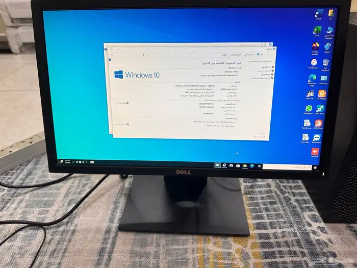 كمبيوتر مكتبي i7 جيل تاسع 256ssdتخزين 1تيرا سريع مضمون 9