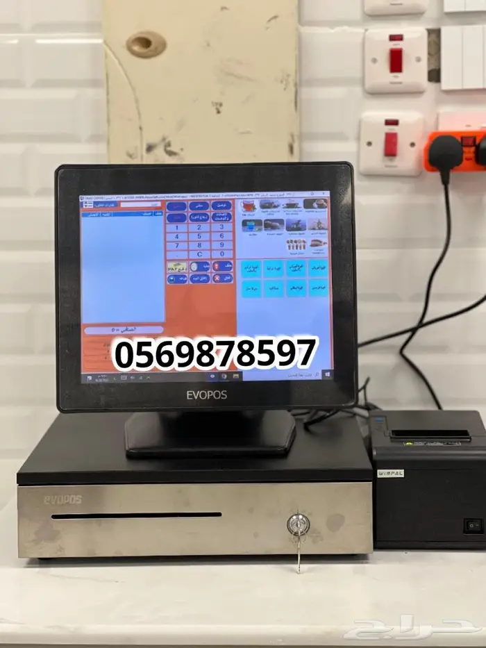 جهاز كاشير مطاعم وكافيهات معتمد 2