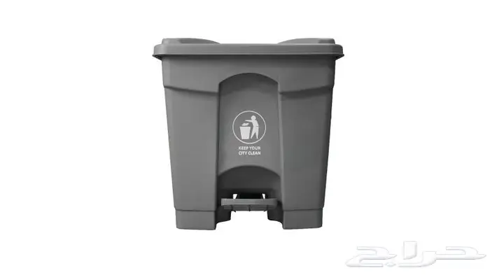 براميل نفايات بلاستيكية بدعسة مع كفرات 3