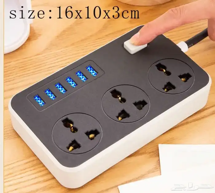 توصيلة مزدوجة (جديد) ب6منافذ usb و 3 افياش 0