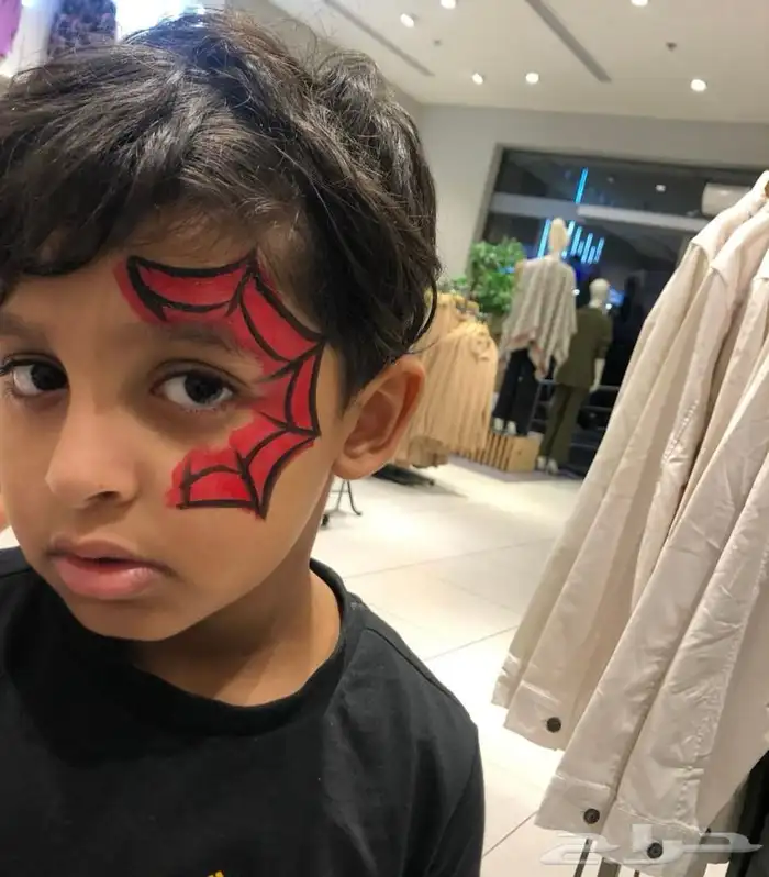 رسم وجه ونقش حنا وصبغه 12