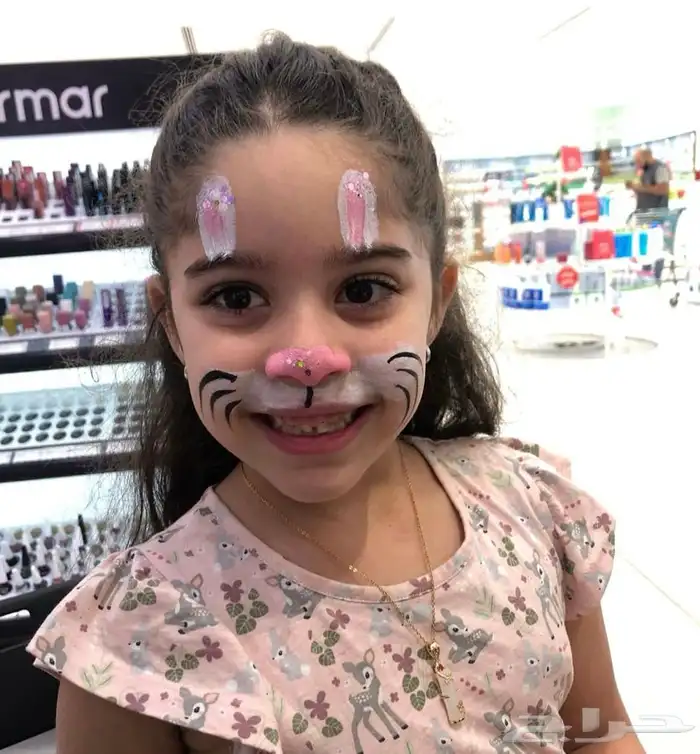 رسم وجه ونقش حنا وصبغه 18