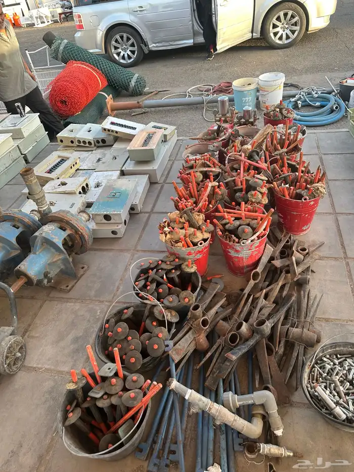 ادوات كهربائية وادوات زراعية و مواطير هواء و مضخات حريق 6