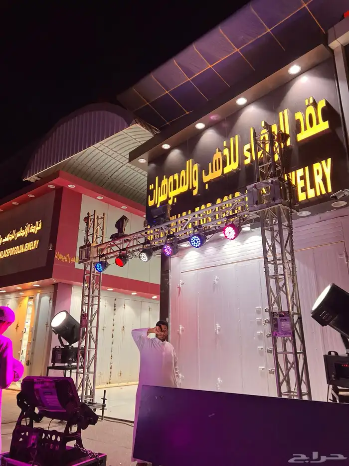 افتتاح بوابات إنارة المحلات التجارية بالبالون 0