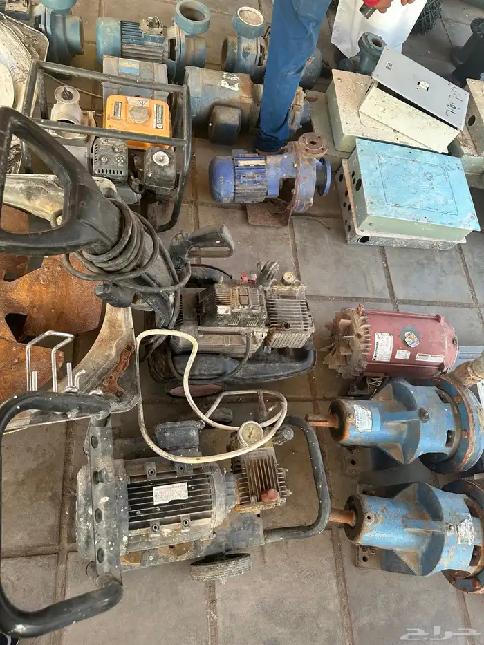 ادوات كهربائية وادوات زراعية و مواطير هواء و مضخات حريق 0