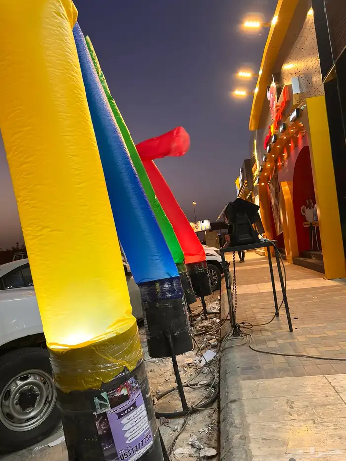 افتتاح بوابات إنارة المحلات التجارية بالبالون 8