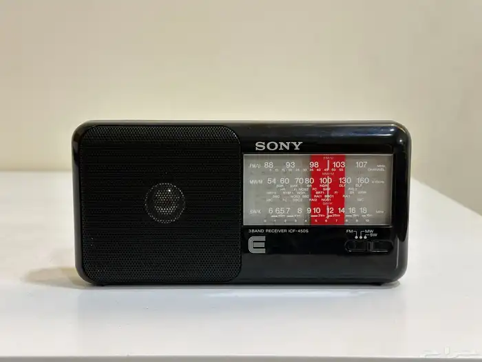 راديو سوني 450s ثلاث موجات 1988 0