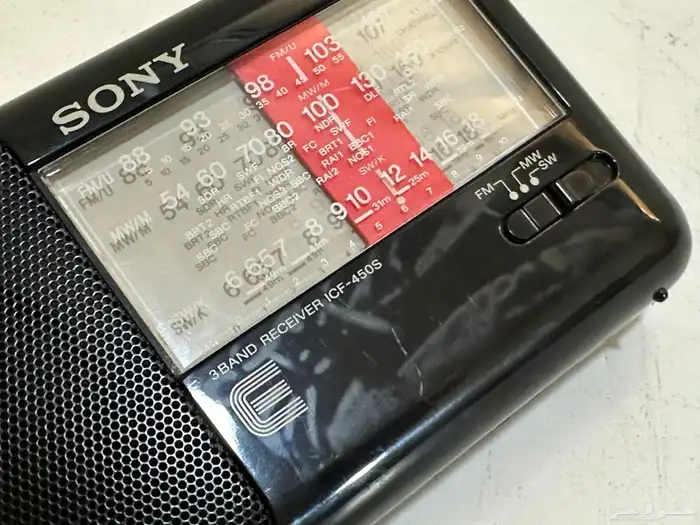 راديو سوني 450s ثلاث موجات 1988 11