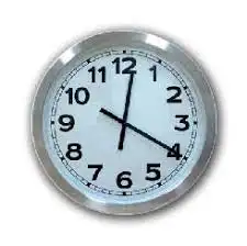 ساعة حائط كبيره قطرها 1متر 0