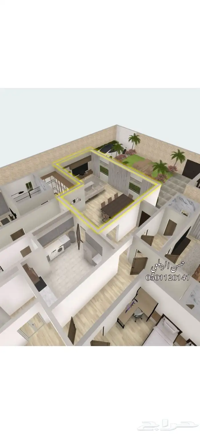 مهندس معماري تصمم فلل ومحلات 9