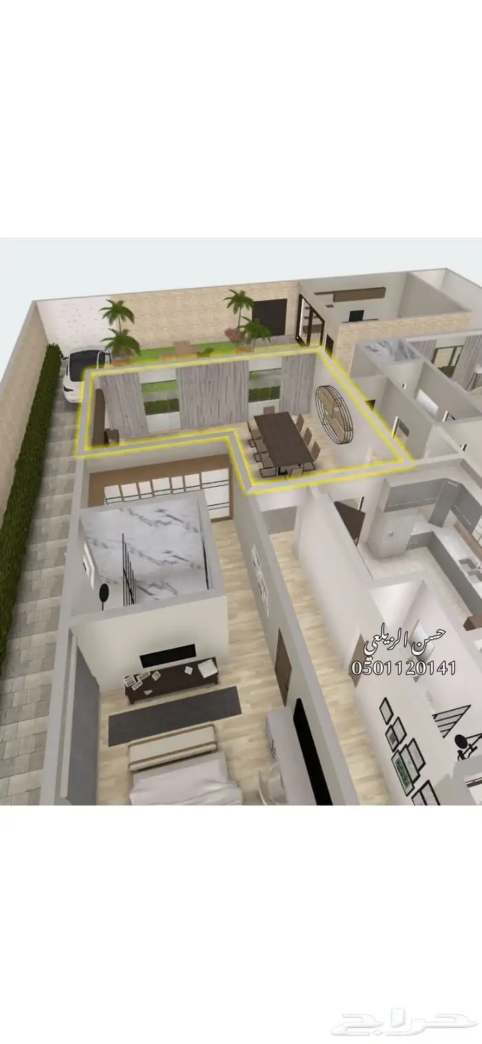 مهندس معماري تصمم فلل ومحلات 16