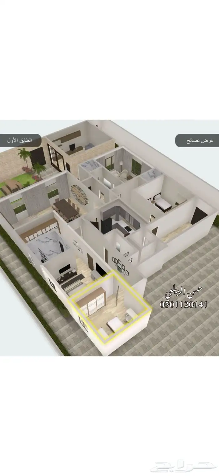 مهندس معماري تصمم فلل ومحلات 6