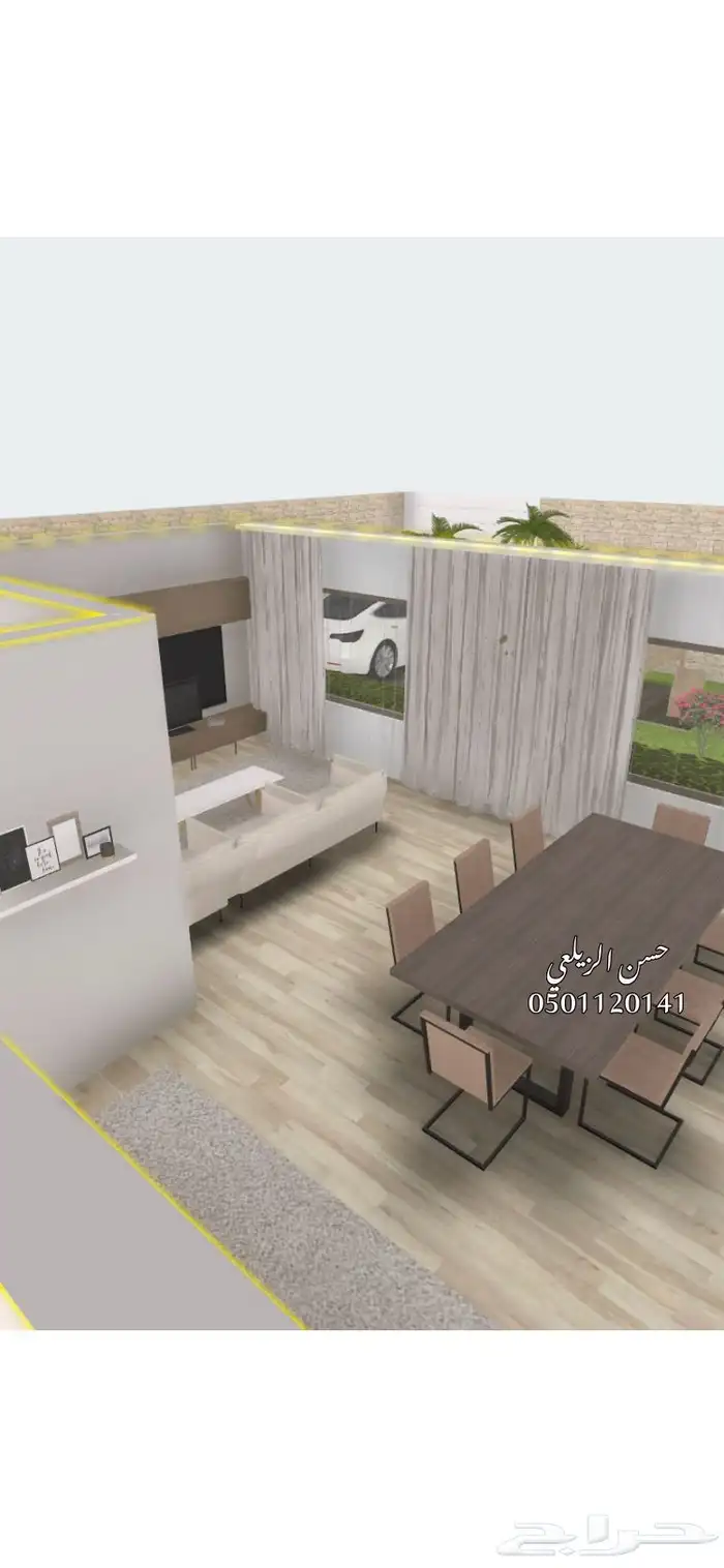 مهندس معماري تصمم فلل ومحلات 22