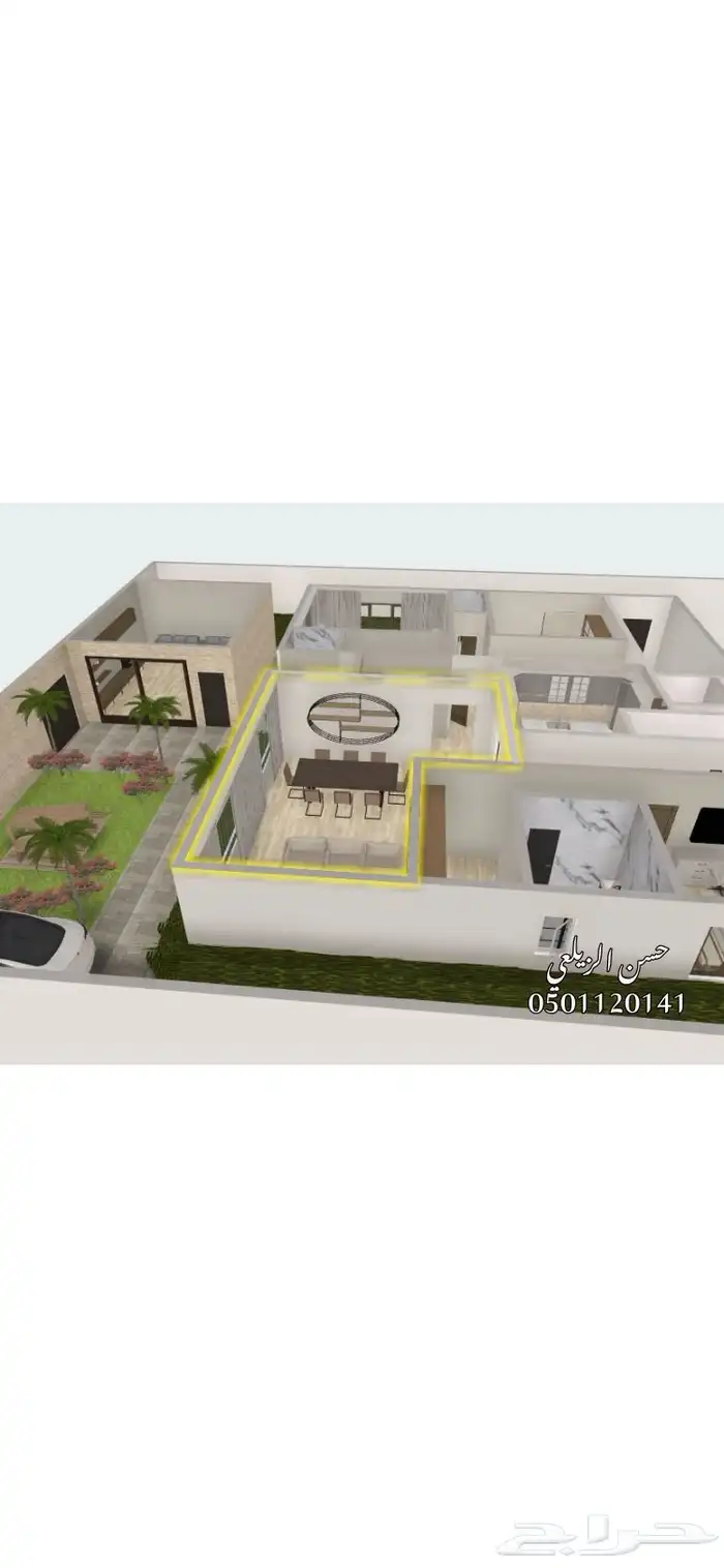 مهندس معماري تصمم فلل ومحلات 8