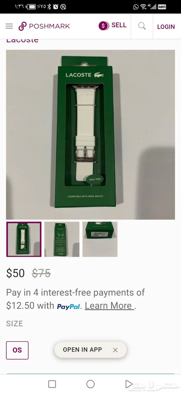 Apple watch strap(LACOST) BRAND 1