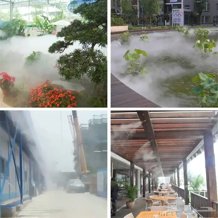 ضباب ورذاذ اعمدة رذاذ جلسات شاليه 4