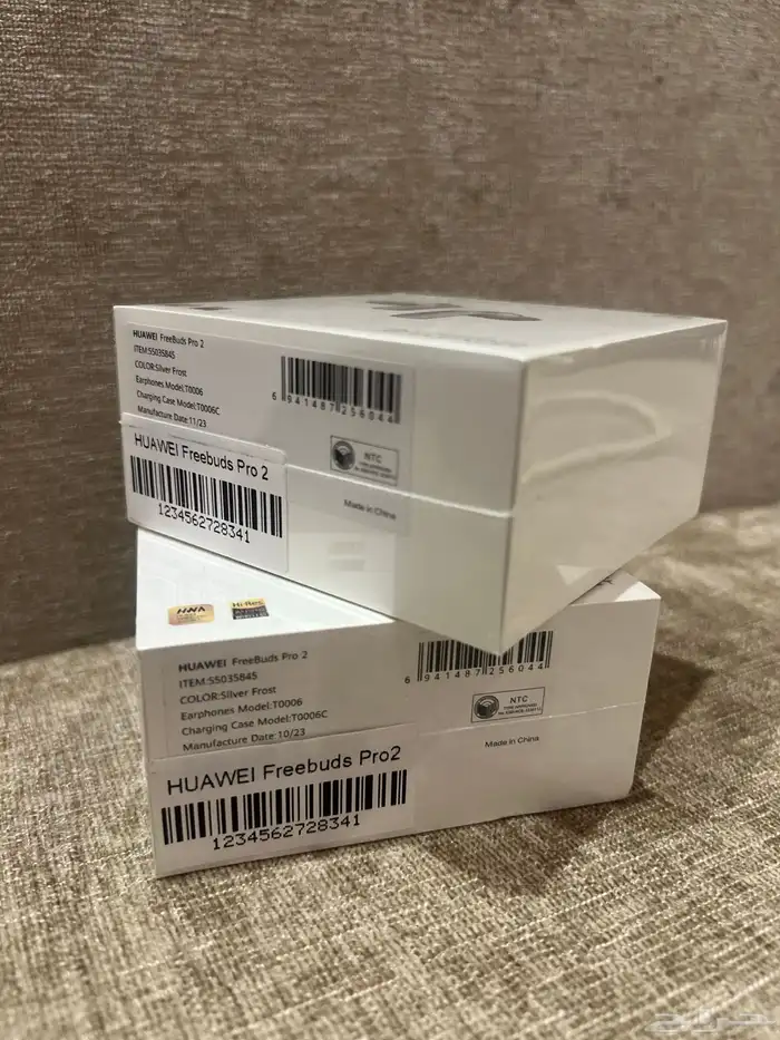 سماعه هواوي الأصلية جديدة بكرتونها 7