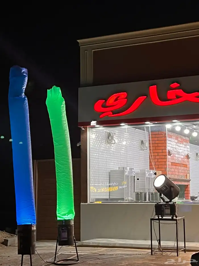 تأجير بالونات راقصة لفتح محلات تجارية جديدة 7