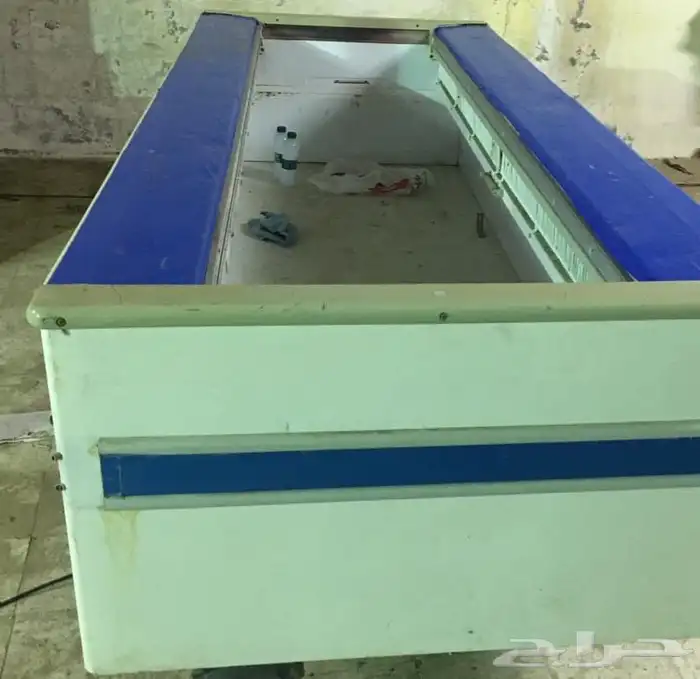 فريزر ارضي تجميد بخار لعرض بضاعه المجمدات 2.5م 0