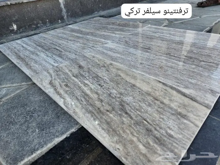 رخام ترفنتينو سلفر تركي مقاس 60x30 0