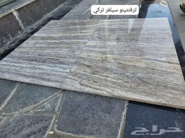 رخام ترفنتينو سلفر تركي مقاس 60x30 1