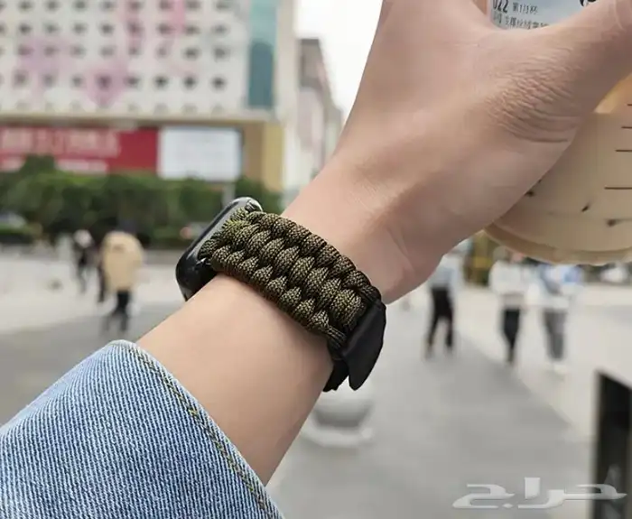 ايطار لساعات آبل مشغولات يدويه وجلد 81