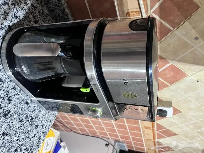 مكينة قهوة Braun MultiServe - BIKF9170SI مع طاحونة Delonghi 6