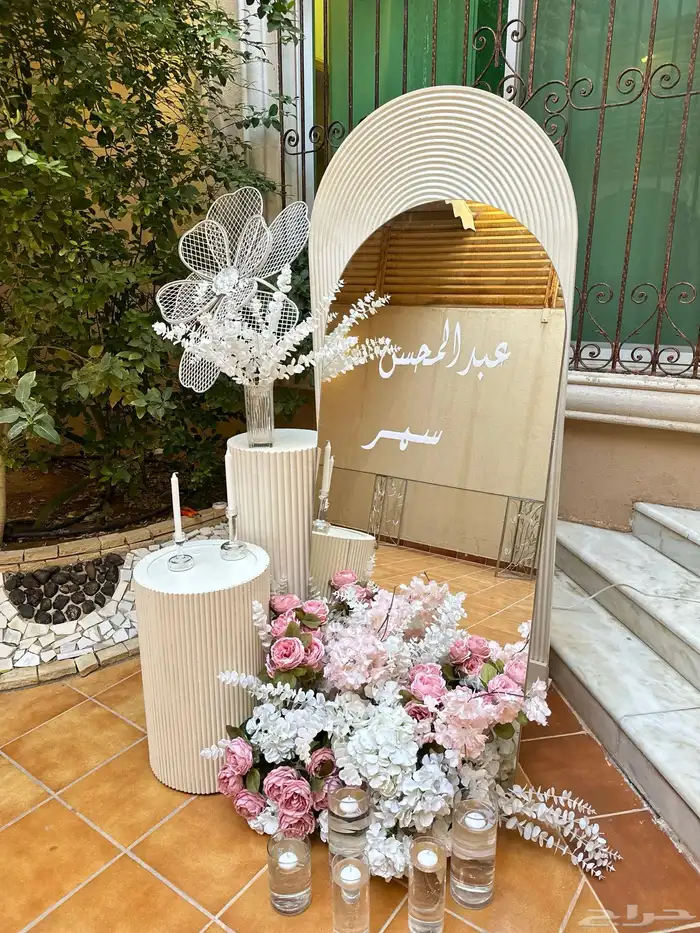 تنسيق حفلات طاولات عشاء ومداخل وسماعات كراسي 36