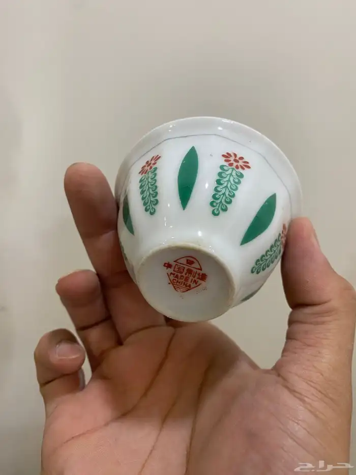 فناجيل عراقيه قديمه لون اخضر ونادر 1