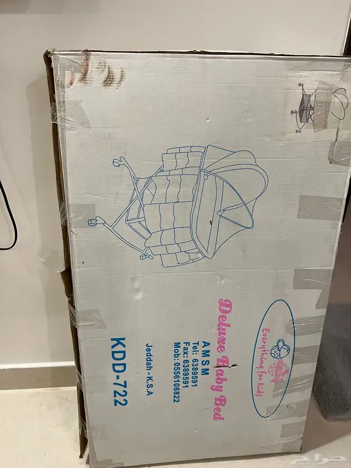 سرير أطفال جديد لم يستمعل بكرتونه 0