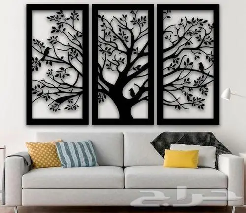 ديكورات CNC قص وحفر جميع الاشكال خشب كلادينج 9