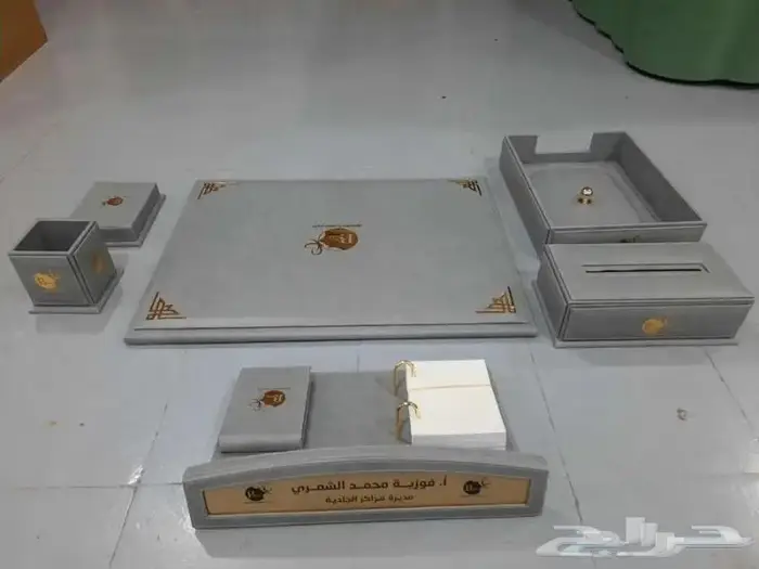 بوكسات وأطقم جلدية مكتبية 9