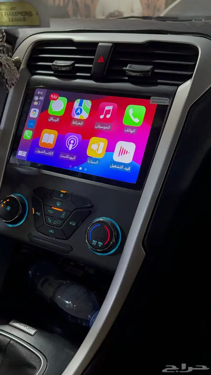 شاشه فورد فيوجن 2016أندرويد  ابل كاربلي واندرويد اوتو 4