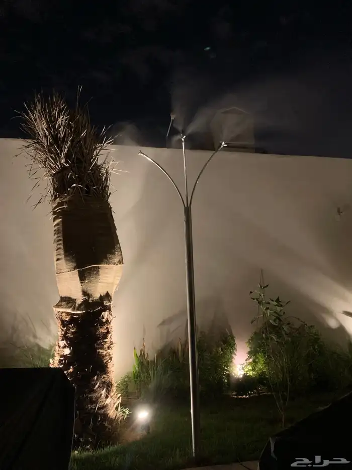 ضباب و رذاذ أعمدة رذاذ جلسات خارجية شاليه 6