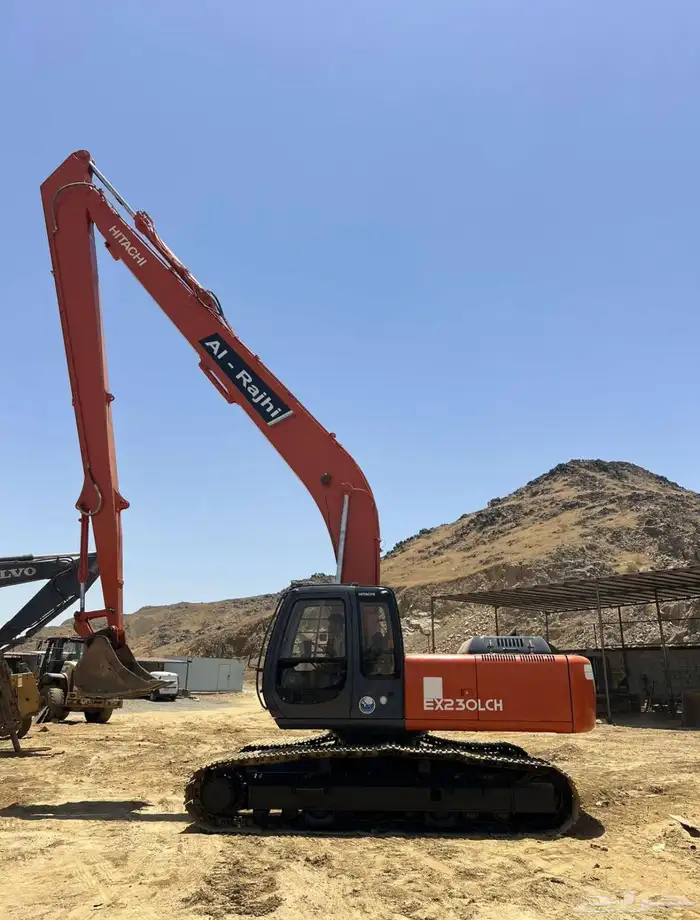 حفارات ( بوكلين )بوم طويل بكت ودقاق ( Long Boom Excavators ) 4