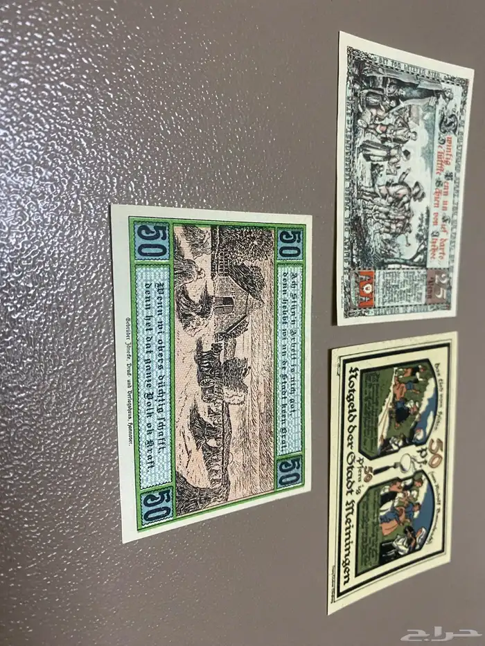 عملة ألمانيا قديمة تم بيع اول طقم باقي طقمين 5