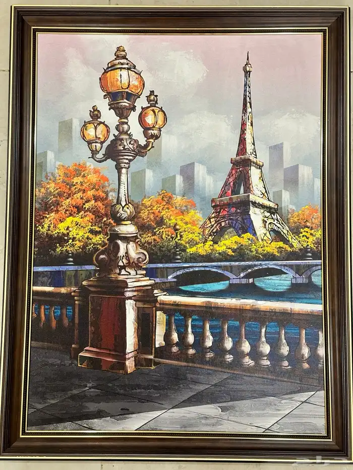 لوحات رسم طبيعه المناظر جميله 0