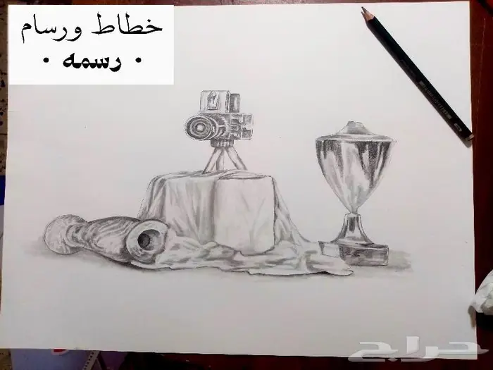 خطاط ورسام - تظليل طبيعه صامته - جده 0