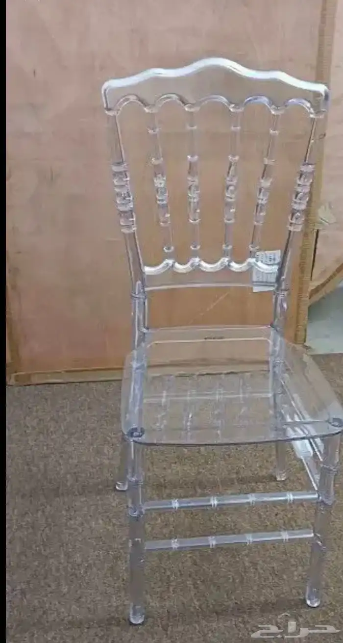 كراسي اكرلك حفلات كراسي استيل نابليون شفاف طاولات طعام 13