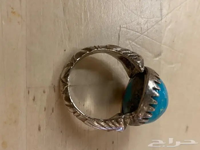 خاتم اصل وفصل فيروز بخاتم فضه 0