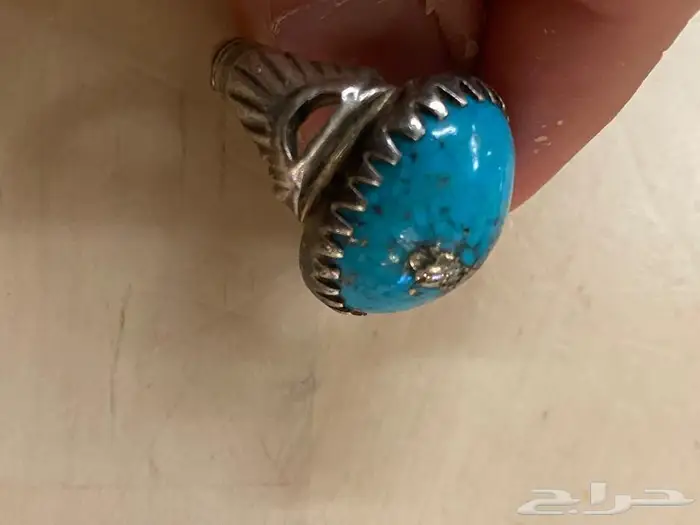 خاتم اصل وفصل فيروز بخاتم فضه 1