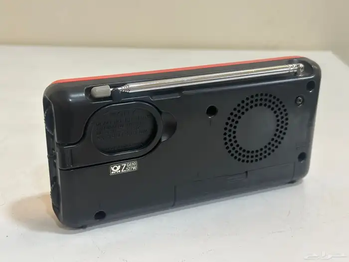 راديو سوني 450s ثلاث موجات أحمر 1988 8