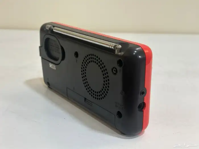 راديو سوني 450s ثلاث موجات أحمر 1988 7