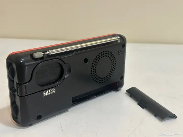 راديو سوني 450s ثلاث موجات أحمر 1988 13