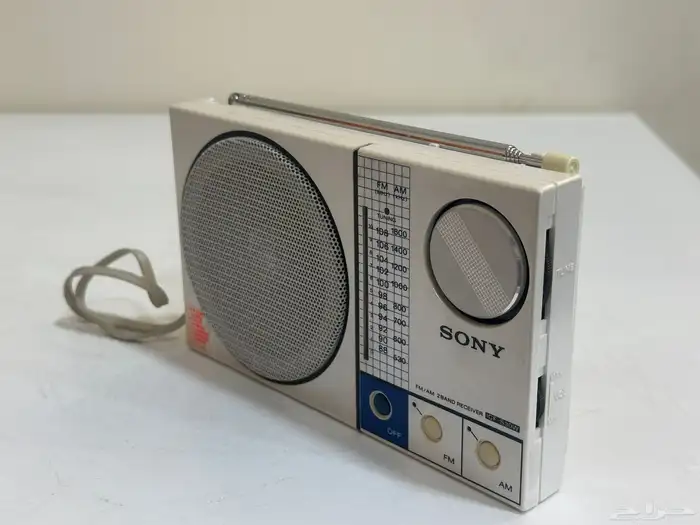راديو سوني icf-s30w موجتين نادر 1983 3