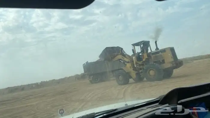 بطحه مغربل رمل بنواعه حجر صبيز. كبس أراضي تنضيف أراضي 1