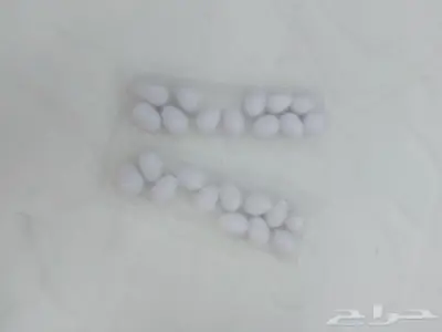 بيض دجاج صناعي وحمام وطيور صغيره 4