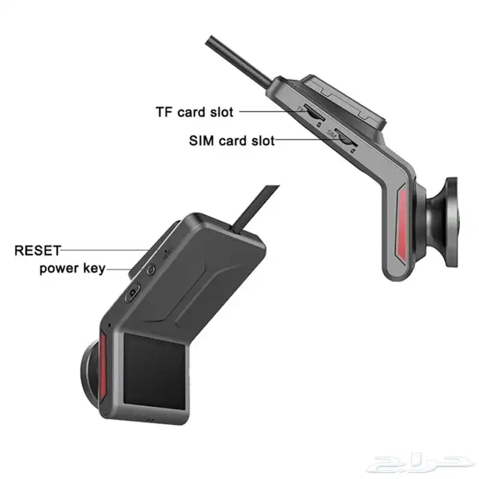 داش كام شريحة 4G كاميرا امامي وخلفي وتتبع GPS 2